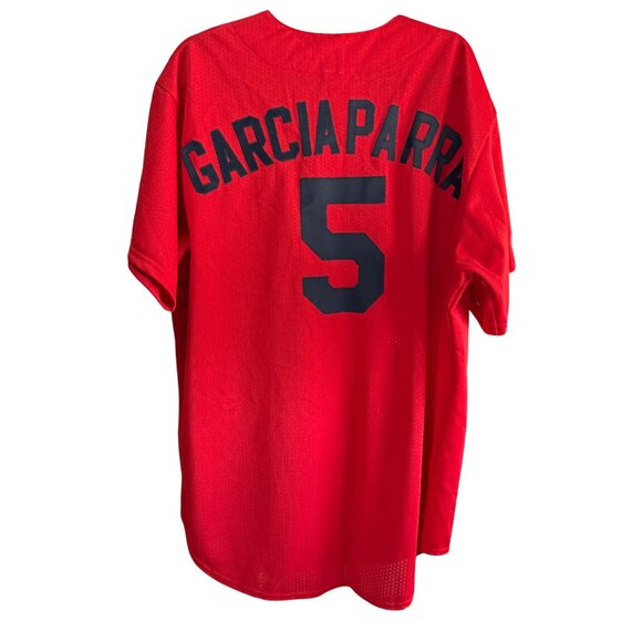 Majestic Red Boston Red Sox Garciaparra #5 Jersey 2X  Button-Up Athletic Apparel - Picture 4 of 6